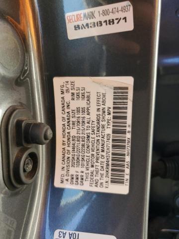 Photo 12 VIN: 2HKRM4H37EH717409 - HONDA CR-V LX 