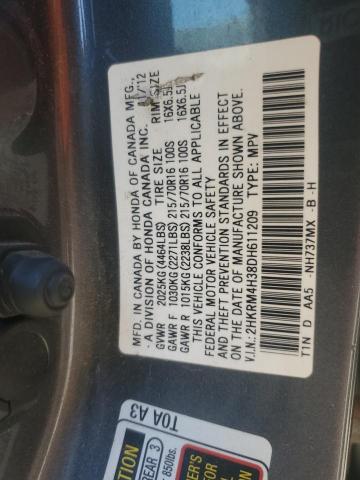 Photo 12 VIN: 2HKRM4H38DH611209 - HONDA CR-V LX 