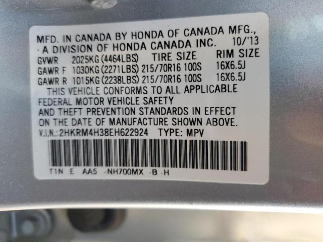 Photo 11 VIN: 2HKRM4H38EH622924 - HONDA CR-V LX 