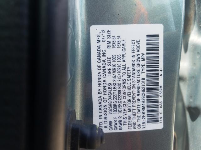 Photo 9 VIN: 2HKRM4H39CH621018 - HONDA CR-V LX 