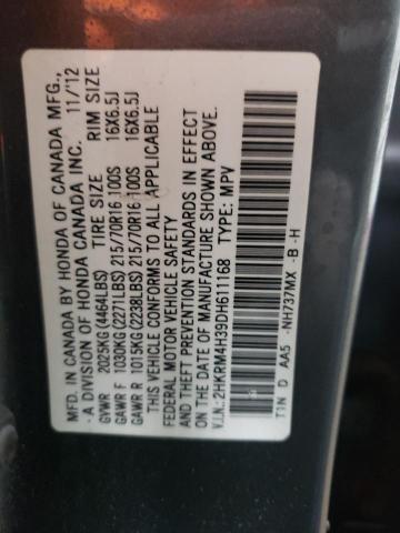 Photo 12 VIN: 2HKRM4H39DH611168 - HONDA CR-V LX 