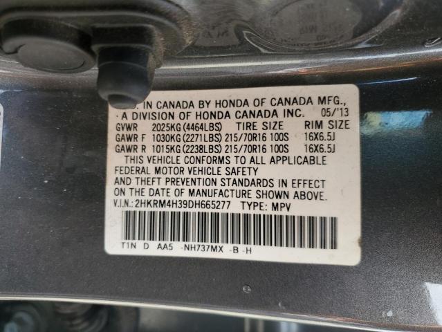 Photo 12 VIN: 2HKRM4H39DH665277 - HONDA CRV 