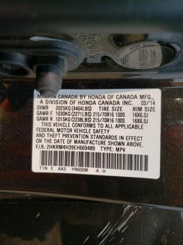 Photo 11 VIN: 2HKRM4H39EH669489 - HONDA CR-V LX 