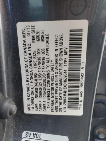 Photo 11 VIN: 2HKRM4H3XDH632644 - HONDA CRV 