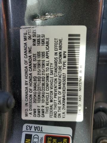 Photo 11 VIN: 2HKRM4H3XDH656927 - HONDA CR-V LX 