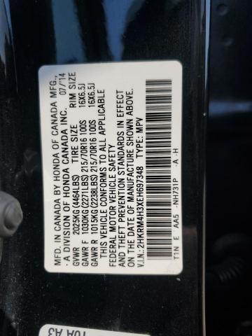 Photo 11 VIN: 2HKRM4H3XEH697348 - HONDA CR-V LX 