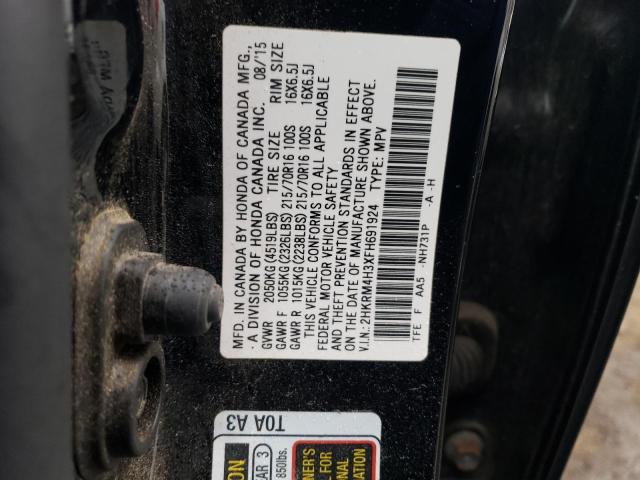 Photo 12 VIN: 2HKRM4H3XFH691924 - HONDA CRV 