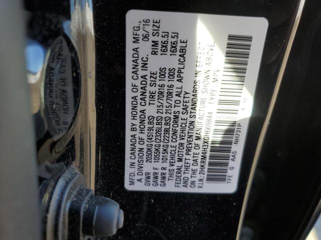 Photo 12 VIN: 2HKRM4H3XGH669844 - HONDA CR-V LX 