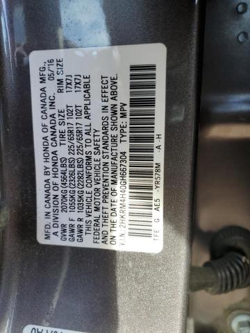 Photo 11 VIN: 2HKRM4H40GH667304 - HONDA CR-V SE 