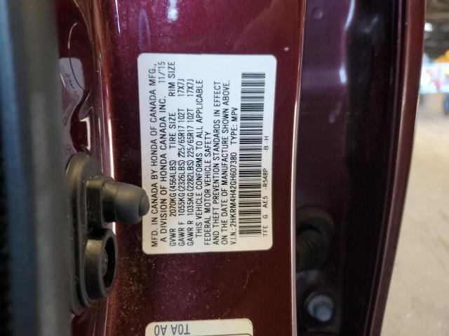 Photo 11 VIN: 2HKRM4H42GH607380 - HONDA CRV 