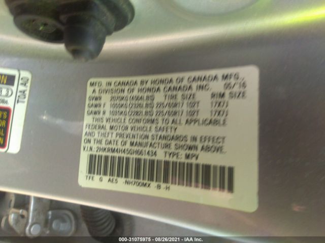 Photo 8 VIN: 2HKRM4H45GH661434 - HONDA CR-V 