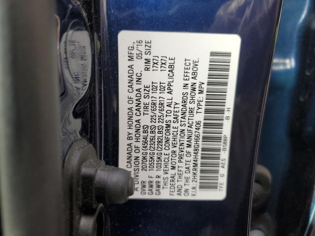 Photo 11 VIN: 2HKRM4H48GH667406 - HONDA CR-V SE 