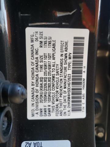 Photo 9 VIN: 2HKRM4H50EH672623 - HONDA CR-V EX 