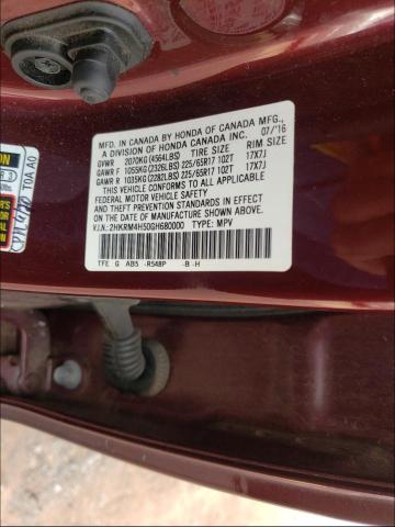 Photo 9 VIN: 2HKRM4H50GH680000 - HONDA CR-V EX 