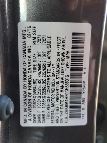 Photo 12 VIN: 2HKRM4H50GH688016 - HONDA CR-V EX 