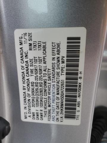 Photo 12 VIN: 2HKRM4H50GH722651 - HONDA CRV 