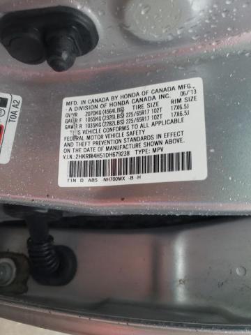 Photo 9 VIN: 2HKRM4H51DH679238 - HONDA CR-V EX 