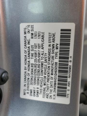 Photo 13 VIN: 2HKRM4H51GH650598 - HONDA CR-V EX 