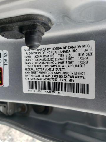 Photo 9 VIN: 2HKRM4H52DH677059 - HONDA CR-V EX 