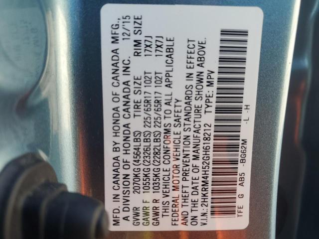 Photo 12 VIN: 2HKRM4H52GH618212 - HONDA CR-V EX 