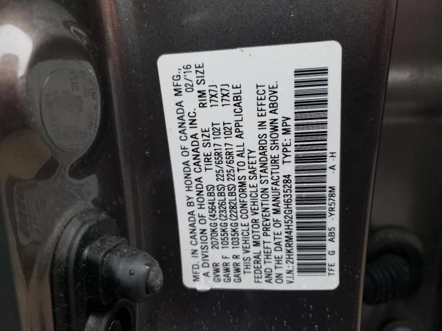 Photo 11 VIN: 2HKRM4H52GH635284 - HONDA CR-V EX 