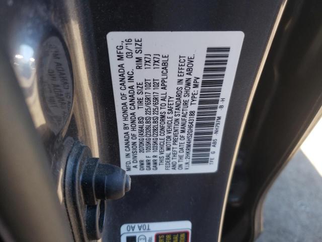 Photo 11 VIN: 2HKRM4H52GH643188 - HONDA CR-V EX 