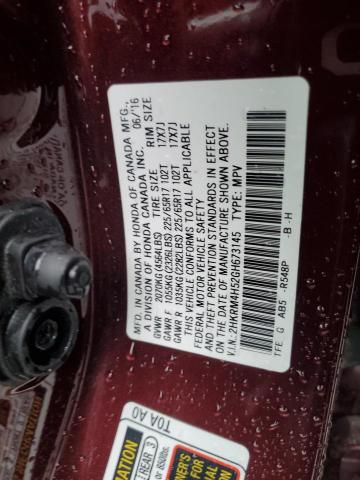 Photo 12 VIN: 2HKRM4H52GH673145 - HONDA CR-V EX 