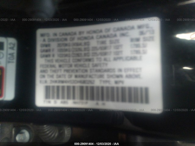 Photo 8 VIN: 2HKRM4H53DH680262 - HONDA CR-V 