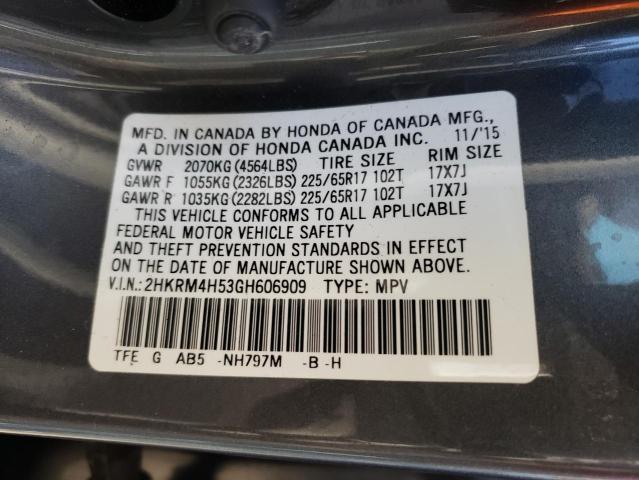 Photo 12 VIN: 2HKRM4H53GH606909 - HONDA CR-V EX 