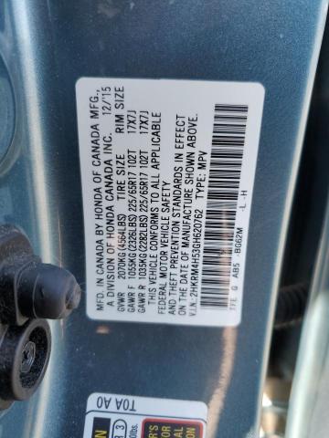 Photo 11 VIN: 2HKRM4H53GH620762 - HONDA CRV 