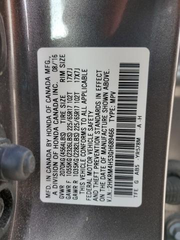 Photo 13 VIN: 2HKRM4H53GH689466 - HONDA CR-V EX 