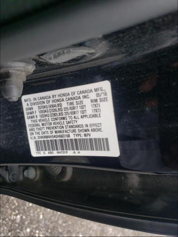 Photo 9 VIN: 2HKRM4H54GH660168 - HONDA CR-V EX 