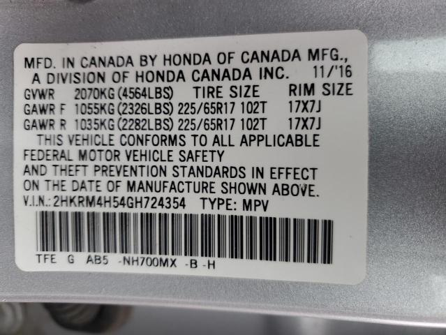 Photo 11 VIN: 2HKRM4H54GH724354 - HONDA CRV 