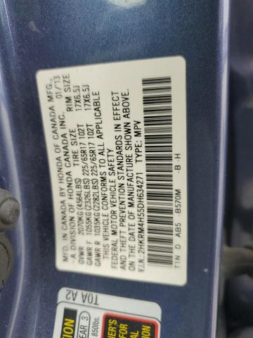 Photo 13 VIN: 2HKRM4H55DH634271 - HONDA CRV 