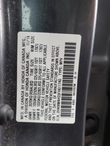 Photo 11 VIN: 2HKRM4H55FH611740 - HONDA CRV 