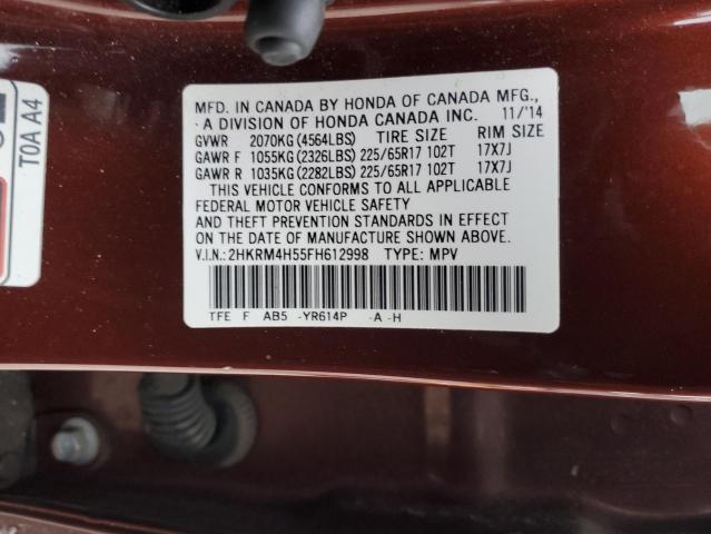 Photo 11 VIN: 2HKRM4H55FH612998 - HONDA CRV 