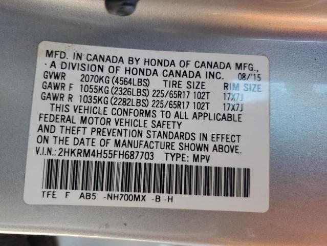 Photo 11 VIN: 2HKRM4H55FH687703 - HONDA CR-V EX 