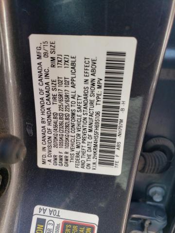 Photo 11 VIN: 2HKRM4H55FH695106 - HONDA CR-V EX AW 