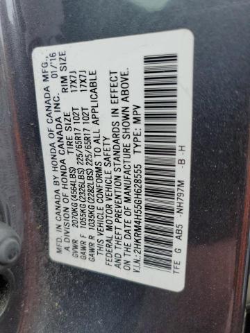 Photo 13 VIN: 2HKRM4H55GH628555 - HONDA CR-V EX 