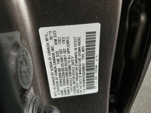 Photo 9 VIN: 2HKRM4H55GH688531 - HONDA CR-V EX 