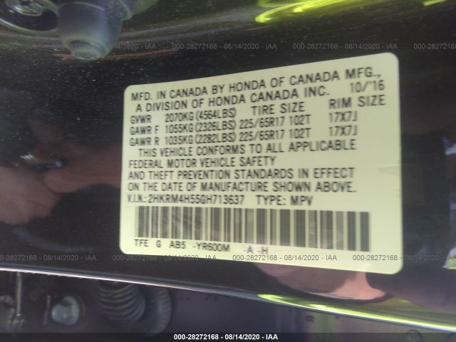 Photo 8 VIN: 2HKRM4H55GH713637 - HONDA CR-V 