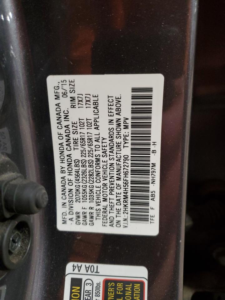 Photo 12 VIN: 2HKRM4H56FH672790 - HONDA CR-V 