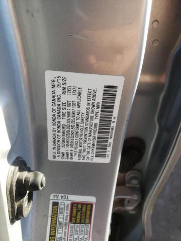 Photo 9 VIN: 2HKRM4H56FH703598 - HONDA CR-V EX 