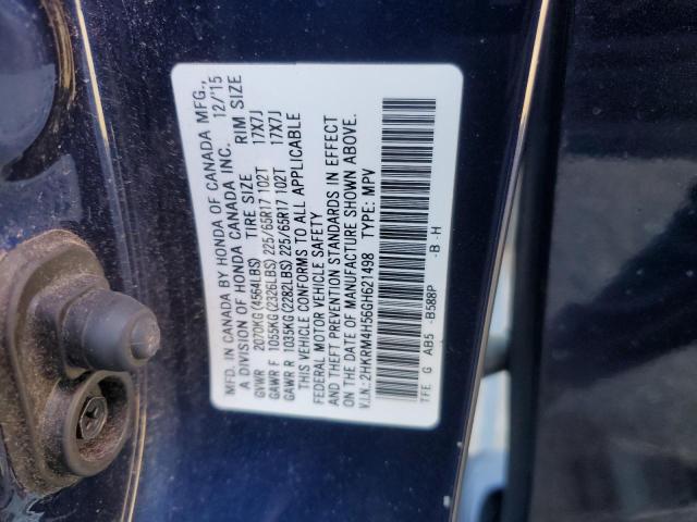 Photo 12 VIN: 2HKRM4H56GH621498 - HONDA CR-V EX 