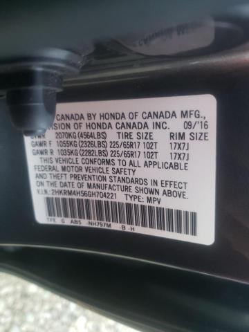 Photo 9 VIN: 2HKRM4H56GH704221 - HONDA CR-V EX 