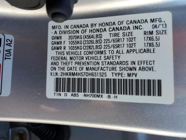 Photo 12 VIN: 2HKRM4H57DH651525 - HONDA CR-V EX 