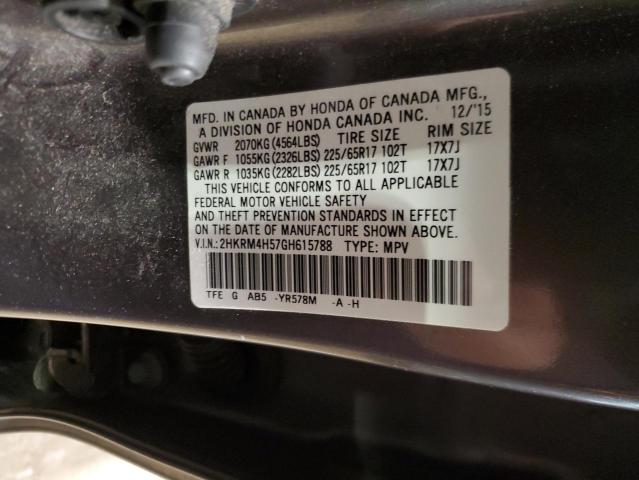 Photo 11 VIN: 2HKRM4H57GH615788 - HONDA CRV 