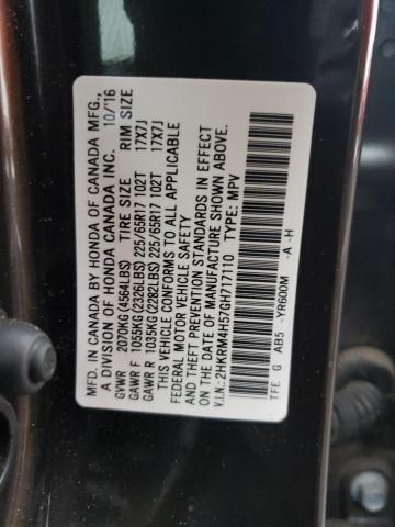 Photo 11 VIN: 2HKRM4H57GH717110 - HONDA CR-V EX 