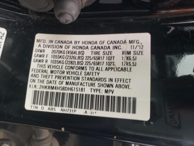 Photo 11 VIN: 2HKRM4H58DH615181 - HONDA CR-V EX 