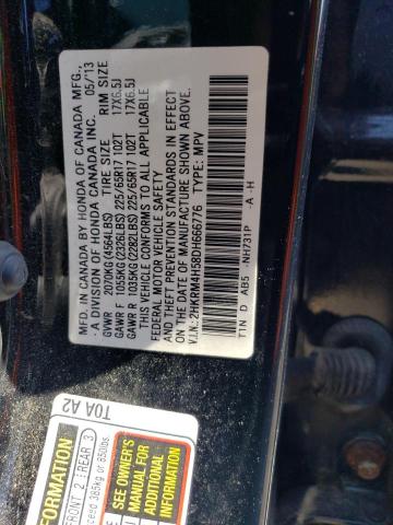 Photo 9 VIN: 2HKRM4H58DH666776 - HONDA CR-V EX 